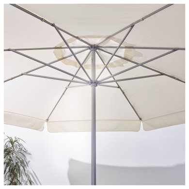 IKEA Садовый зонт LJUSTERO 400 см Бежевый (ИКЕА ЛЬЮСТЕРЭ) 20260313 фото - 10