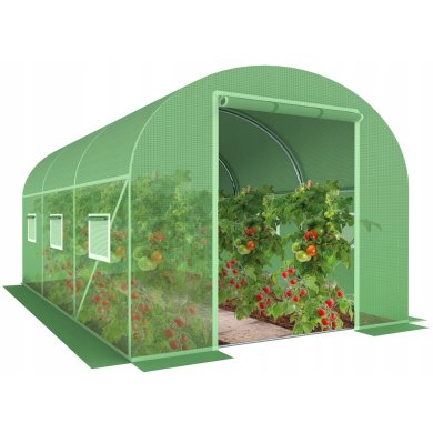 Парник теплица Kontrast 10 м² 4x2,5х2 м Зеленый 5.07.27293