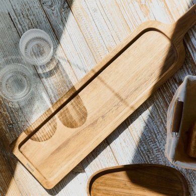 Піднос Homla MOOKA 59x14,5 см Дерево - 4 Піднос Homla MOOKA 59x14,5 см Дерево 229361 фото - 4