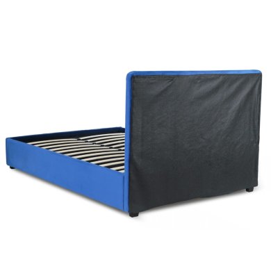 Ліжко Mebel Elit CROS Welur 160x200 см Синій ME.CROS/160/GR/V/LOZZPOJ фото - 6