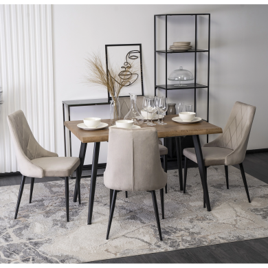 Обідній стілець Mebel Elit EDEN Бежевий ME.EDEN/BZ/V/K фото - 7