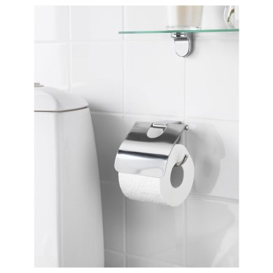 IKEA Держатель для туалетной бумаги KALKGRUND (ИКЕА KALKGRUND) 00291476 фото - 4