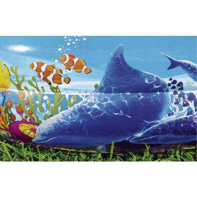 Надувний дитячий басейн Bestway 54118B 262х157х46 см Принт BES54118B фото - 9