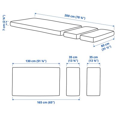 IKEA PLUTTEN (ИКЕА ПЛУТТЕН) 80615636 фото - 3