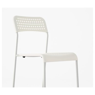 IKEA Обеденный стул ADDE Белый (ИКЕА АДДЕ) 10219178 фото - 5