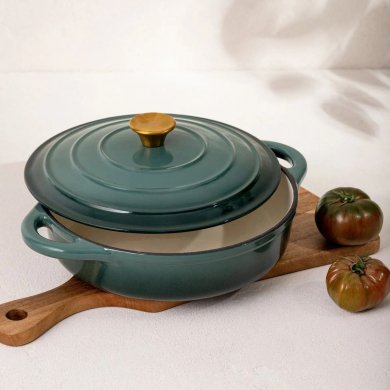 Каструля з кришкою Homla ANDREAS 2,5 л Зелений 244315 фото - 6