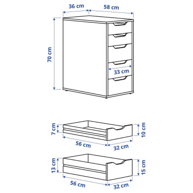 IKEA ALEX (ИКЕА АЛЕКС) 30483799 фото - 3