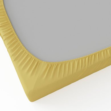 Простирадла на резинці BRUKSVARA 140х200 см Жовтий - 6 IKEA Простирадла на резинці BRUKSVARA 140х200 см Жовтий (ИКЕА БРУКСВАРА) 90574602 фото - 6