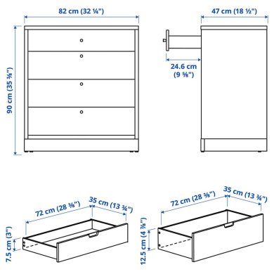 IKEA TONSTAD (ИКЕА ТОНСТАД) 30614615 фото - 5