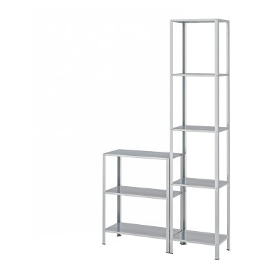 IKEA Стеллаж HYLLIS Серебристый (ИКЕА HYLLIS) 99417410