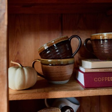 Кружка Homla SANDORA 2 600 мл Коричневый 230831 фото - 4