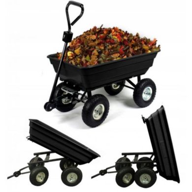 Садовая тележка Garden Line 75 л Черный WOZ0078B фото - 5