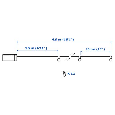 IKEA Гирлянда UTSUND (ИКЕА UTSUND) 00421133 фото - 2
