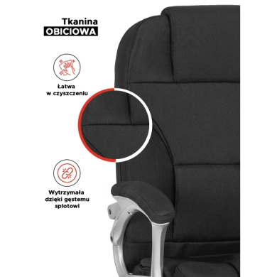 Офісне крісло Mebel Elit BARNI 2 Чорний - 6 Офісне крісло Mebel Elit BARNI 2 Чорний ME.BARNI2/CZ/T/FO фото - 6