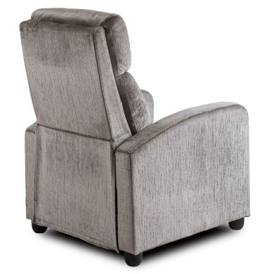 Кресло мягкое раскладное с реклайнером Mebel Elit DANNY Welur Серый - 3 Кресло мягкое раскладное с реклайнером Mebel Elit DANNY Welur Серый ME.DANNY/P/V/FW фото - 3