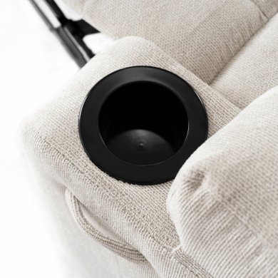 Крісло м'яке розкладне масажне з реклайнером Mebel Elit BOX 2 Бежевий ME.BOX2/BZ/T/FW фото - 12