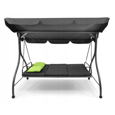 Садова гойдалка Kontrast CASABLANCA 221x125x166 см Сірий - 3 Садова гойдалка Kontrast CASABLANCA 221x125x166 см Сірий 5.17.27632 фото - 3