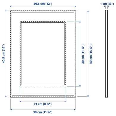 IKEA Рамка LOMVIKEN (ИКЕА ЛОМВИКЕН) 70419532 фото - 8