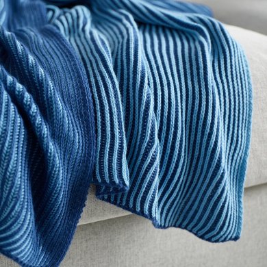 IKEA Плед PRAKTFJARIL 130х170 см Синій (ИКЕА ПРАКТФЬЯРИЛ) 30582841 фото - 4