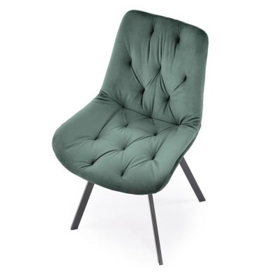 Обеденный стул поворотный Halmar K519 Темно-зеленый V-CH-K/519-KR-C.ZIELONY фото - 7