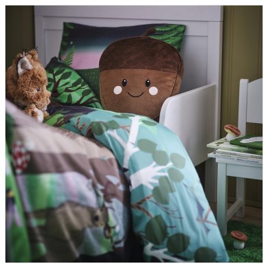 IKEA Декоративная подушка SOTMES 32х37 см Коричневый (ИКЕА СКОГСДУВА) 20576770 фото - 4