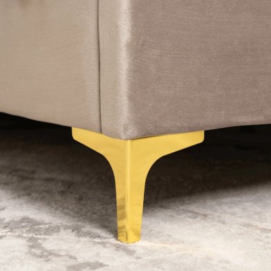 Кровать Mebel Elit MARCELO Welur 160x200 см Бежевый ME.MARCELO/160/BZ/V/LOZ фото - 9