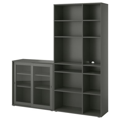 IKEA Стеллаж VIHALS Серый (ИКЕА ВИХАЛС) 49521094
