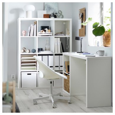 IKEA Письменный стол KALLAX Белый (ИКЕА КАЛЛАКС) 30582445 фото - 9