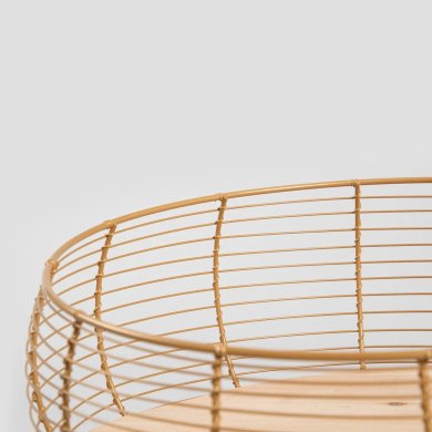 Корзина Homla SANDIA 33x13 см Золотой 237120 фото - 2