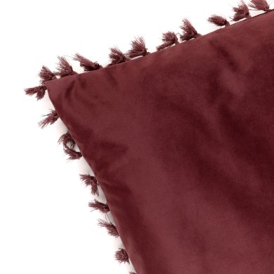 Декоративна наволочка Homla URD 45х45 см Бордовий - 2 Декоративна наволочка Homla URD 45х45 см Бордовий 209928 фото - 2