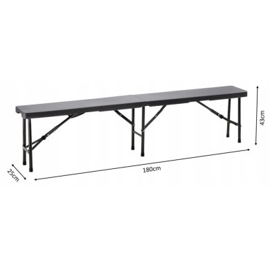 Складная туристическая скамья Garden Line ZUM0971 Антрацит - 6 Складная туристическая скамья Garden Line ZUM0971 Антрацит ZUM0971 фото - 6