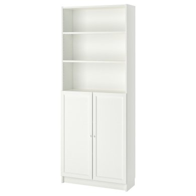 IKEA Стеллаж BILLY/OXBERG Белый (ИКЕА БИЛЛИ/ОКСБЕРГ) 29281066