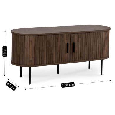 Тумба под ТВ Mebel Elit TRISH Орех - 7 Тумба под ТВ Mebel Elit TRISH Орех ME.TRISH/O/RTV фото - 7