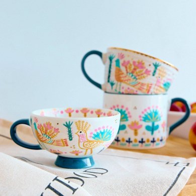 Кружка Homla GILLIAN SUMMER 250 мл Принт - 5 Кружка Homla GILLIAN SUMMER 250 мл Принт 222938 фото - 5