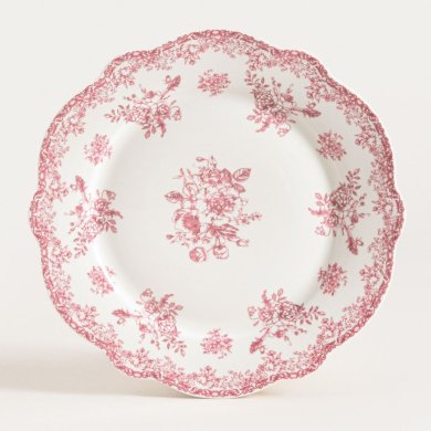 Обідня тарілка Homla LOURRY 27 см Червоний 242169