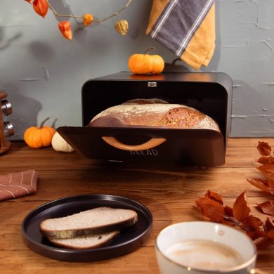 УЦЕНКА Хлебница Homla BIEN 33x24x19 см Черный brak/234518 фото - 9