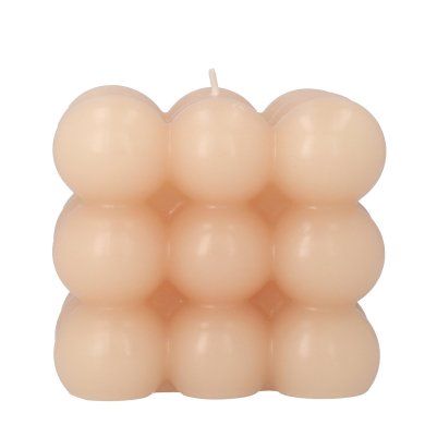 Свічка Homla BUBBLE 10x10см | Рожевий 208229 фото - 3