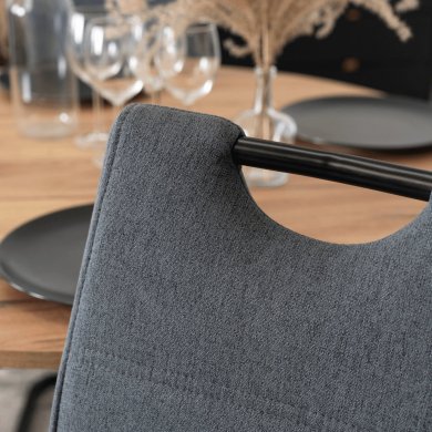 Обідній стілець Mebel Elit LOPEZ Темно-сірий ME.LOPEZ/CP/CZ/T/K фото - 6