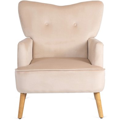 Кресло мягкое Mebel Elit BUNNY Welur Бежевый - 3 Кресло мягкое Mebel Elit BUNNY Welur Бежевый ME.BUNNY/BZ/DK/V/FW фото - 3