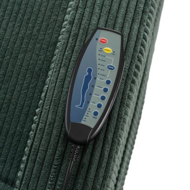 Кресло мягкое раскладное массажное с реклайнером Mebel Elit SEBASTIAN Velvet Зеленый ME.SEBASTIAN/Z/SZTR/FW фото - 13