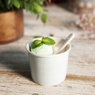 Стакан для морозива Homla GUMMY SUMMER 200 мл М'ятний 222937 фото - 6