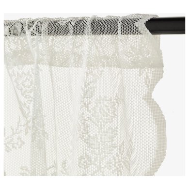 IKEA Тюль ALVINE SPETS 145х300 см 2 шт Кремовый (ИКЕА ALVINE СПЕЦ) 80070763 фото - 4