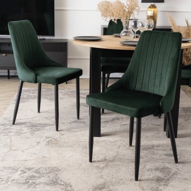 Обеденный стул Mebel Elit BARI Welur Зеленый ME.BARI/Z/V/K фото - 6