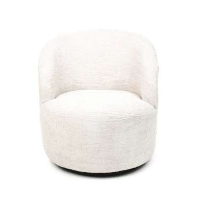 Кресло мягкое поворотное Homla SVINGEN Экрю 221256 фото - 3