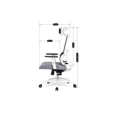 Кресло поворотное Mebel Elit NICKI | Серый - 14 Кресло поворотное Mebel Elit NICKI | Серый ME.NICKI/B/P/T/FO фото - 14