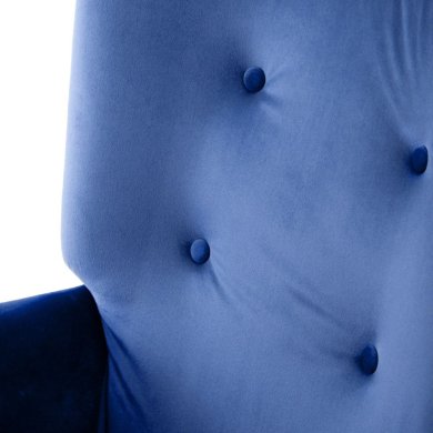 Кресло мягкое Homla MOSS Welur Темно-синий - 4 Кресло мягкое Homla MOSS Welur Темно-синий 157216 фото - 4