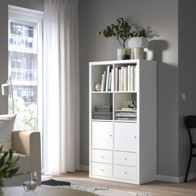 IKEA Стеллаж KALLAX Белый (ИКЕА КАЛЛАКС) 59278307 фото - 10
