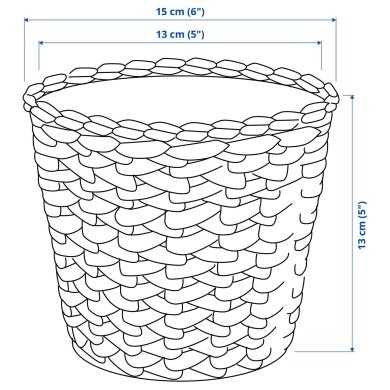 IKEA Кашпо FRIDFULL (ИКЕА FRIDFULL) 90155870 фото - 10