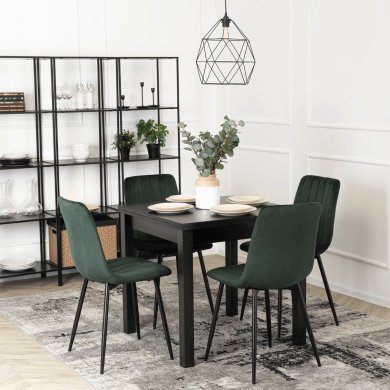Обідній стілець Mebel Elit IBIS Welur Зелений - 6 Обідній стілець Mebel Elit IBIS Welur Зелений ME.IBIS/Z/V/K фото - 6