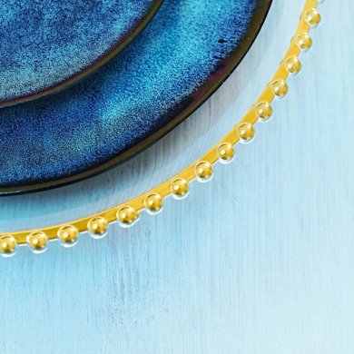 Сервировочная тарелка Homla GOLDEN RANT 33 см Прозрачный - 6 Сервировочная тарелка Homla GOLDEN RANT 33 см Прозрачный 229193 фото - 6